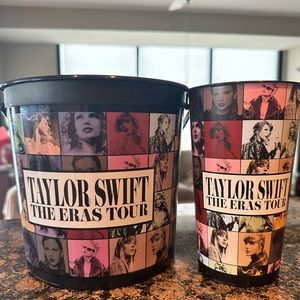 Eras Tour popcorn bucket and cup - Taylor Swift
